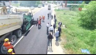 Bursa Nilüfer'de asfalt çalışmaları hız kazandı