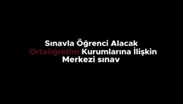 MEB, LGS'nin nasıl yapılacağını açıkladı