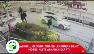 Oyuncu Burak Deniz trafikte dehşet saçtı