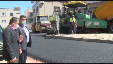 Bursa Osmangazi'de boş kalan yollar asfaltlanıyor
