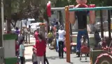 Bursa Orhangazi'de parklara giriş çıkışlar kapatıldı
