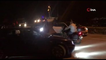 Bursa'da manzara izlerken sosyal mesafeye uymadılar, polis gelince böyle kaçtılar