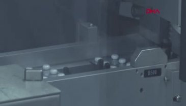 Yerli koronavirüs ilacının üretildiği fabrika görüntülendi