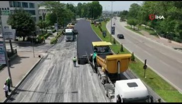 Bursa'da 24 saat asfalt mesaisi