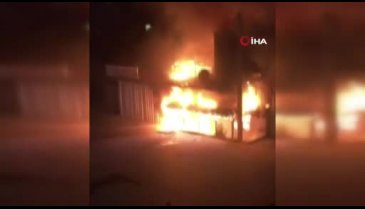 Antalya'da mobilya atölyesinde yangın