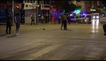 Alkollü şahıs elindeki cam parçasıyla dehşet saçtı!