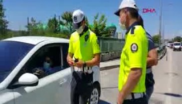 Bursa'da kısıtlamayı ihlal eden kişiye 3 bin 150 TL ceza