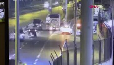 Alkollü sürücü denetleme yapan trafik polisine çarpıp kaçtı