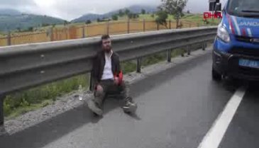 Bursa'da yola dökülen motorin kazaya sebebiyet verdi