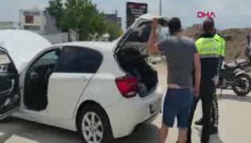 Çalındı ihbarı yaptığı otomobiliyle gezen sürücü, Bursa'da polisi alarma geçirdi