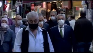 Bursa'da çarşıda yüzler gülüyor