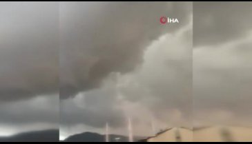 Bursa'da görenler hortum zannetti