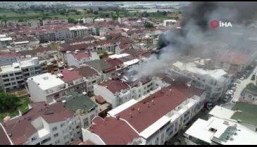 Bursa'da korkutan yangın! 4 katlı bina tahliye edildi