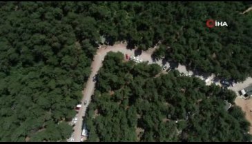 Hafta sonu kısıtlaması bitti Bursalılar piknik alanlarına akın etti