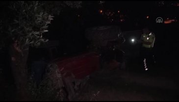Bursa'da devrilen traktörün altında kaldı, yaşamını yitirdi