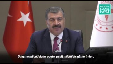 Bakan Koca: "Koruyucu silahlarımız maske, mesafe ve el hijyenidir"
