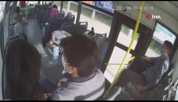 Bursa'da otobüste kalp krizi geçirdi şoför hastaneye böyle yetiştirdi