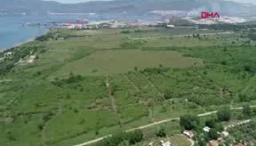 Yerli otomobilin üretileceği fabrikanın kurulacağı Bursa'daki alan havadan görüntülendi