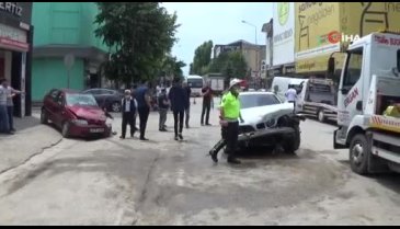 Bursa İnegöl'de trafik kazasında 1 kişi yaralandı
