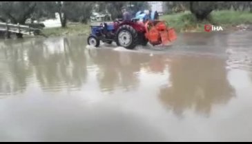 Bursa İznik'te sel baskını