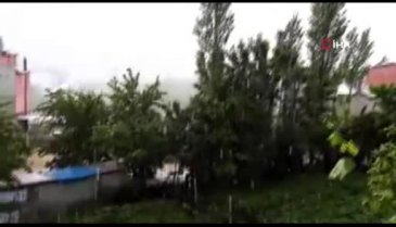 Dolu yağışı Bursa Keles'i perişan etti