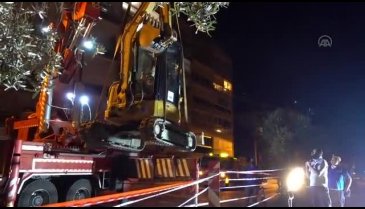 Bursa'da çöken istinat duvarının altından kimse çıkmadı