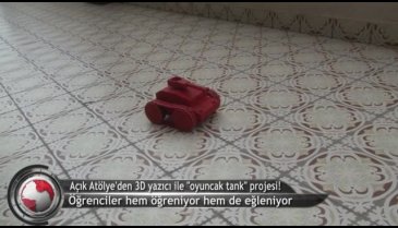 Açık Atölye'den "oyuncak tank" projesi! (ÖZEL HABER)