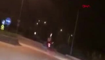 Bursa'da sosyal medya için video çekiyordu, kazayı kaydetti