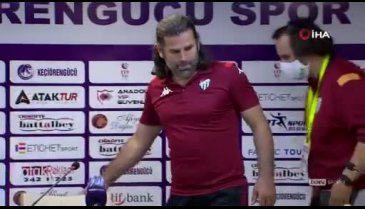 Bursaspor Teknik Direktörü Üzülmez: "İki takımın da pozisyonunun olmadığı, golü atanın kazınacağı maçtı"