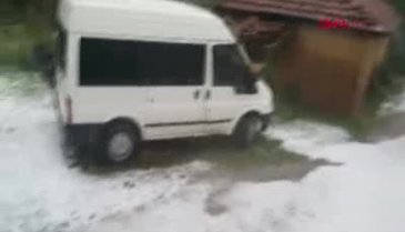 Bursa İznik'te önce dolu ardından sel - 4