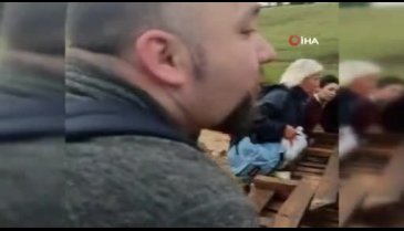 Bursa'da kanyonda mahsur kalan turistler çit sayesinde kurtuldu