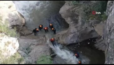 Bursa'da kayıp Derya'yı aramak için adrenalin dolu anlar havadan görüntülendi