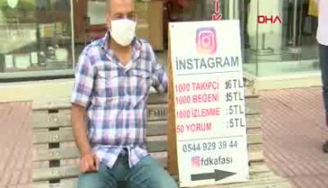 Sokakta tezgah açtı! Beğeni, yorum ve takipçi satıyor