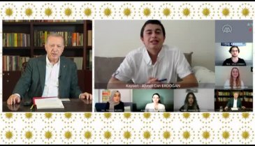 Cumhurbaşkanı Erdoğan sınava girecek öğrencilerle görüştü