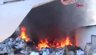 Bursa'da geri dönüşüm tesisinde yangın