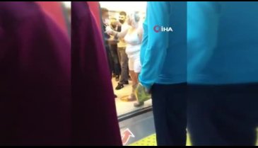Metroda vatandaşlar arasında maske tartışması