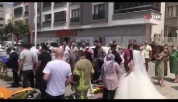Bursa'da düğün konvoyu kaza yaptı! Damat yaralandı