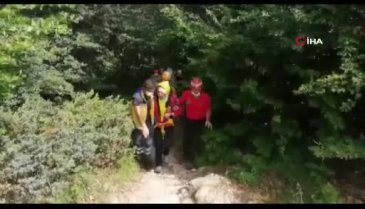 Bursa Uludağ'da uçurumda can pazarı