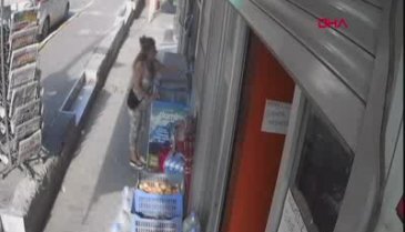 Emniyet müdürlüğü önünde kadına silahlı saldırı anı güvenlik kamerasında