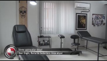 İlker Engin, Bursa'da bedenlere ölümsüz imzalar atıyor (ÖZEL HABER)