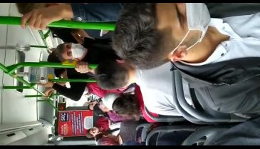 Bursa'da sosyal mesafesiz yolculuk tepkilere neden oldu 2 (ÖZEL HABER)