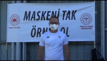 Bursaspor'dan 'Maskeni Tak, Örnek Ol' kampanyasına destek!