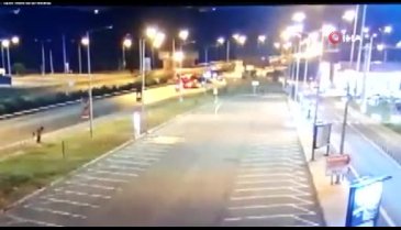 Bursa'daki feci kazada Kamil Koç otobüsü otobanda böyle devrildi