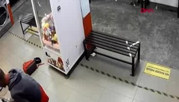 3 kediyi çamaşır makinesine atarak öldüren kişi kamerada