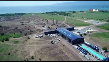 Bursa'da yerli otomobil fabrika alanında çalışmalar havadan görüntülendi!