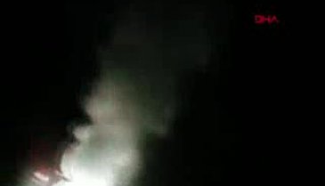 Bursa'da bir gün önce aldığı otomobil alev alev yandı