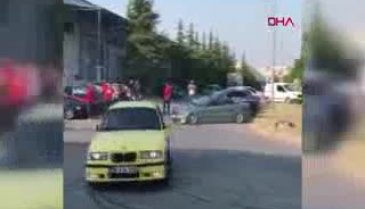 Bursa'da yolu kapatıp drift yapan 3 kişiye ceza kesildi!