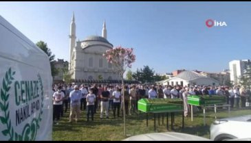 Bursa'da rehabilitasyon merkezinde öldürülen baba ve oğlu son yolculuğuna uğurlandı