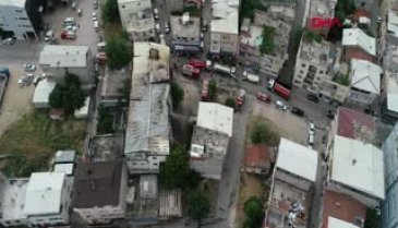 Bursa'daki büyük yangın dronla görüntülendi