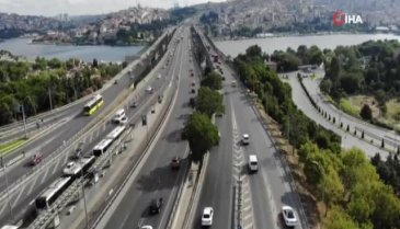 Haliç'te trafik yoğunluğu devam ediyor